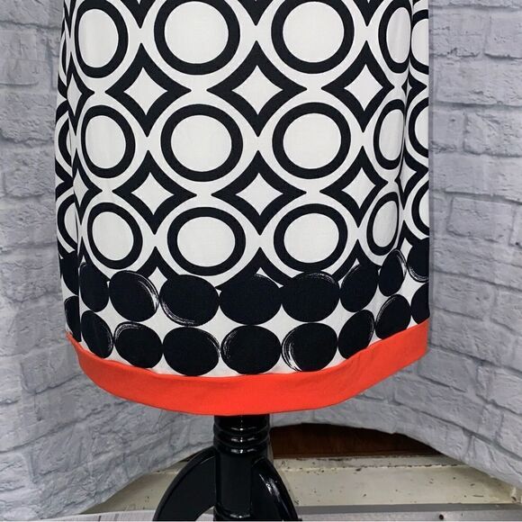 AB Studio pattern print midi dress women size Medium - Picture 2 of 10